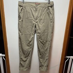 SIMMS Fishing Products Mens XL Khaki Nylon Outdoor Hiking Pants